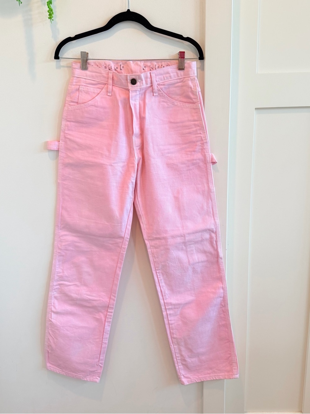 Dickies Winnie’s Customs Light Pink Women's Straight-Leg Jeans Size 28x30